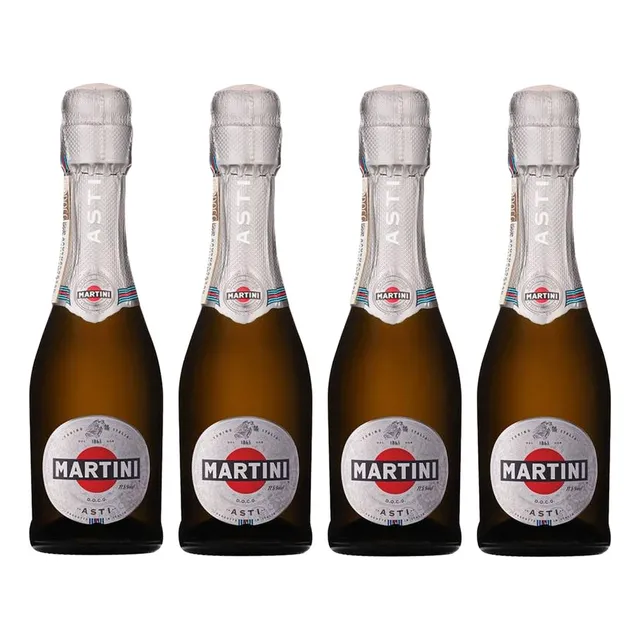 Pack De 4 Vino Espumoso Martini Asti Moscato 200 Ml