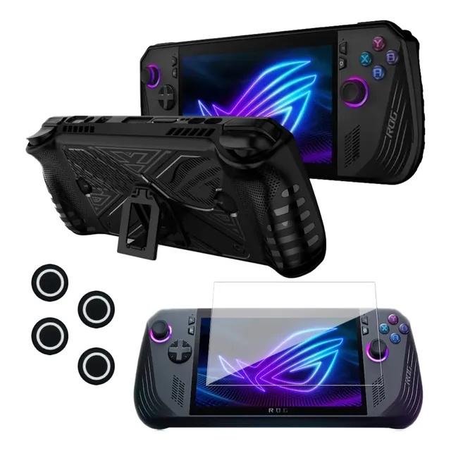 Funda Kit De Tpu Con Soporte Plegable Para Asus Rog Ally X