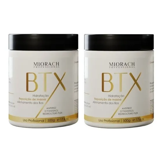 Btx Hidrata  E Repoe  Massa Capilar E Liso 2x1