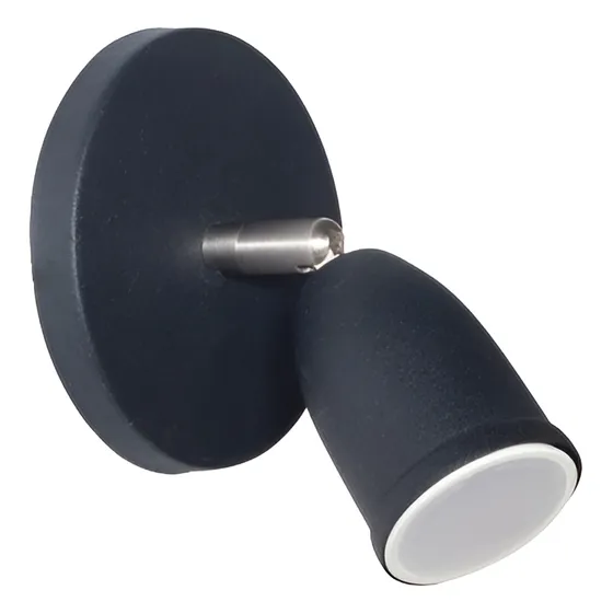 Aplique Spot 1 Luz De Pared Gu10 P/ Dicroled Metalico Ø11cm