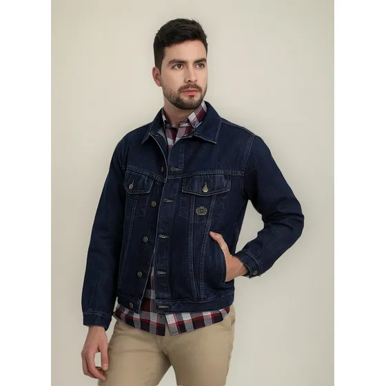 Chaqueta Clásica Azul Indigo Lec Lee
