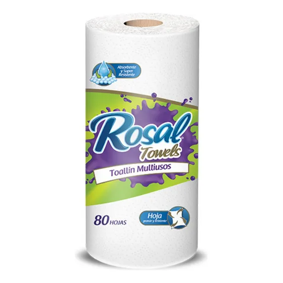 Toallin Rosal Plus Multiuso 80 Hojas X 20 Unidades