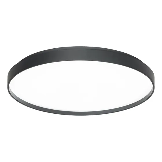 Plafon Led York Negro Control Remoto 45w Diseño Moderno Lk