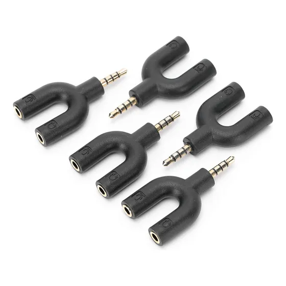 Distribuidor Cabl Audio Divisor Computadora Adaptador Tipo U