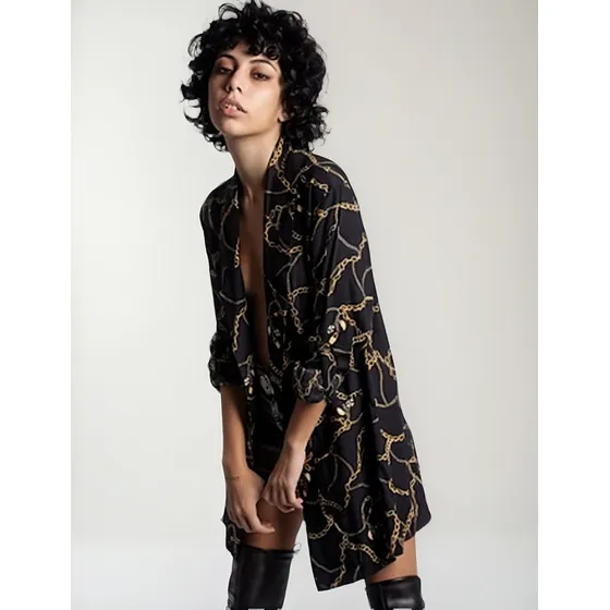 Blazer Idalia Reptil , Mujer