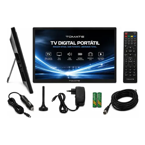 Tv Portátil Digital 15 Polegadas Led Hd Usb Hdmi Sd Monitor MTM