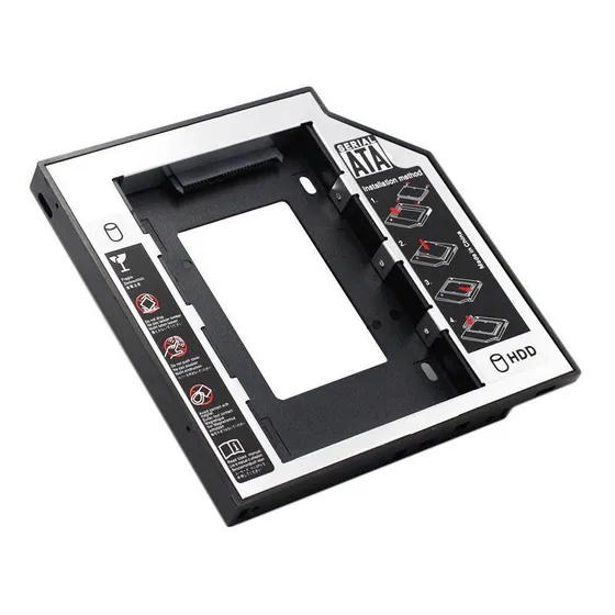 Caddy Adaptador Ssd Disco Duro Sata Bandeja 12.7mm Laptop