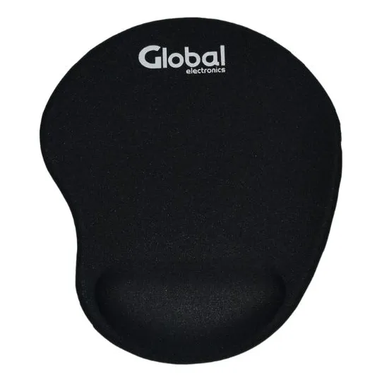 Mouse Pad Con Soporte De Mano En Gel Negro (20.5 X 23.5cm)