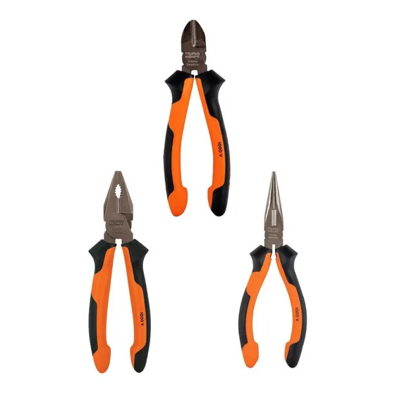 Juego De Alicates Dialectricos X 3piezas Truper