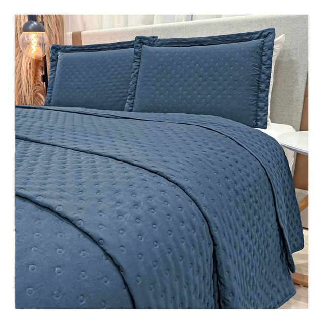 Kit Cobre Leito Colcha King Super Macio Dupla Face 400 Fios Kit Cobre Leito Colcha King Super Macio Dupla Face 400 Fios