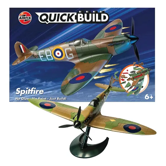 Set Para Armar De Avion Spitfire Quick Build 21cm