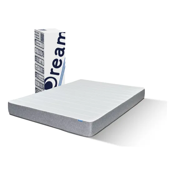 Colchón Udream Memory Foam Smart King Size Color Gris