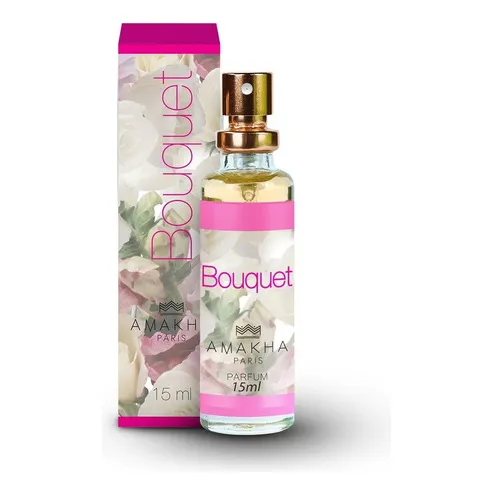 Perfume Bouquet -amakha Paris de 15 ml, excelente para unidades de bolsillo con un volumen de 15 ml