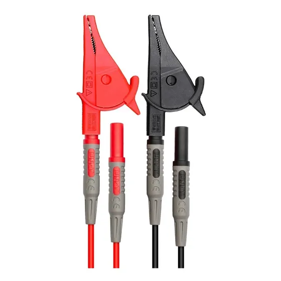 Pinzas Caimanes Uni-t Ut-c02a Cables L06 Multimetros Tester
