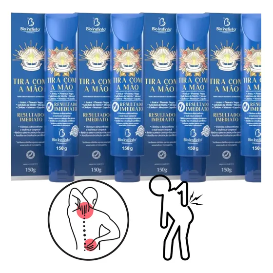 Kit 4 Pomada Anestésica Tira Com A Mão Resultado Imediato