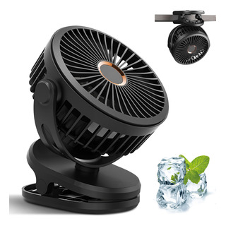 Ventilador De Mesa Mini Angulo Ajustable Recargable Con Clip Ventilador De Mesa Mini Angulo Ajustable Recargable Con Clip
