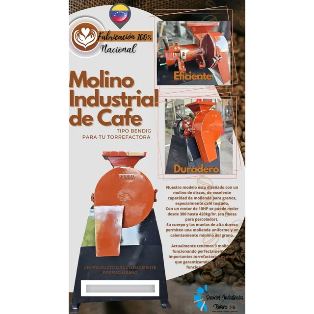 Molino Industrial De Cafe