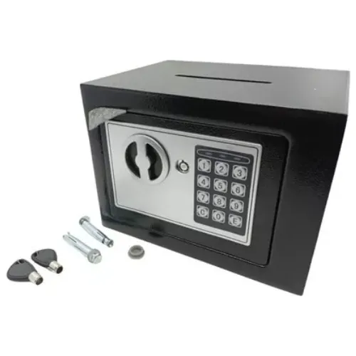 Caja Fuerte Digital Y Con Llaves Para Mesa O Empotrar 