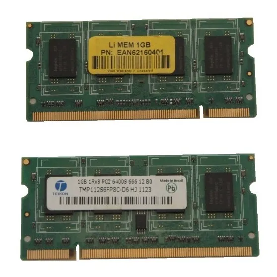 Memoria Notebook 1gb Ddr2 800mhz Pc2-6400s 1rx8 Teikon