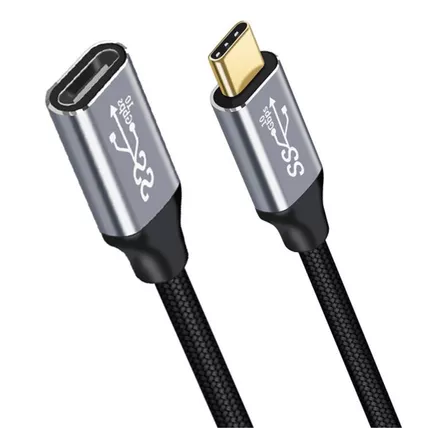 Cable De Extensión Usb 3.1 Gen 2 Tipo C De Carga Rápida 4k