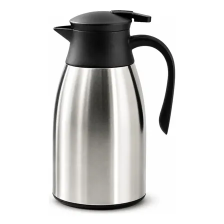 Garrafa Térmica Inox 1 Litro Para Chá Café Quente E Frio Inox