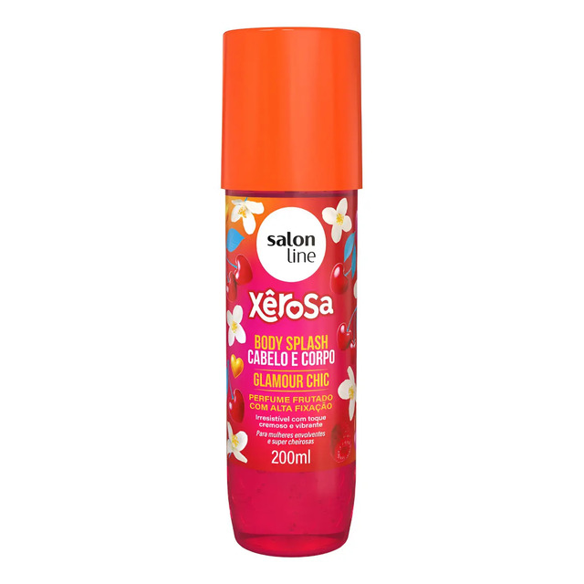 Body Splash Cabelo E Corpo Xêrosa Glamour Chic 200ml
