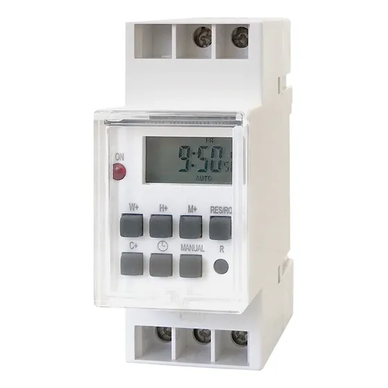 Timer Temporizador Programable Digital Riel Din Riego Pileta
