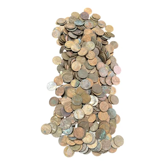 1 Kilo Moedas One Cent Lincoln Aprox 400 Moedas Oportunidade