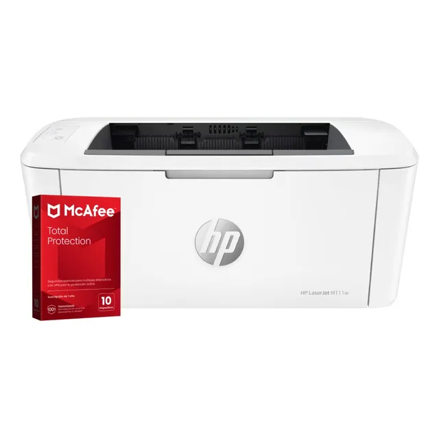 Impresora Hp Laserjet M111w Monocromática +antivirus Digital Blanco