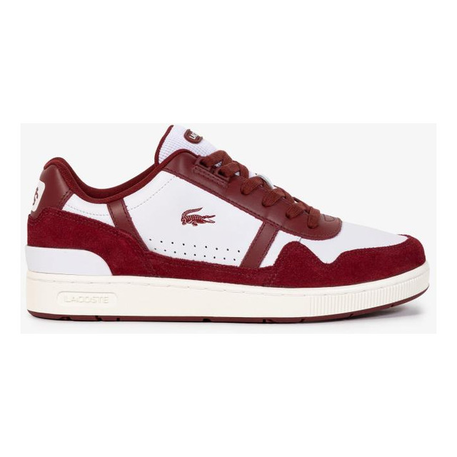 Tênis Lacoste Masculino T-clip De Couro Tênis Lacoste Masculino T-clip De Couro