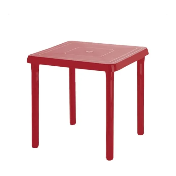 Mesa Plástica Caribe Cuadrada 72cm