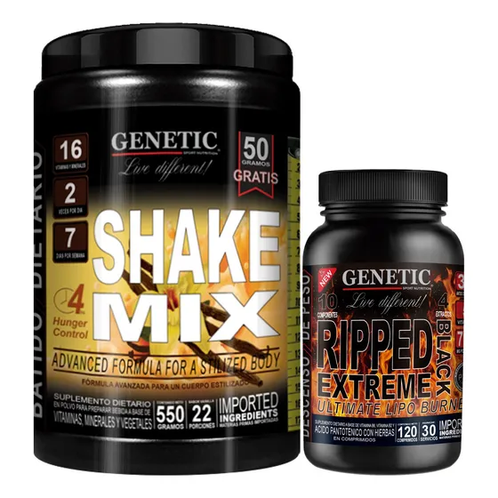 Reemplaza Comida Shake Mix Batido Quemador Hydroxy Max Black