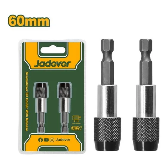 Portapuntas De Destornillador Con Bloqueo De 60mm Jadever