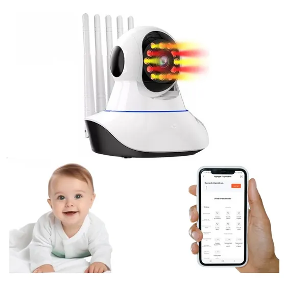 Baby Call Monitor Motorizado Wifi Infrarrojo 360 Audio App