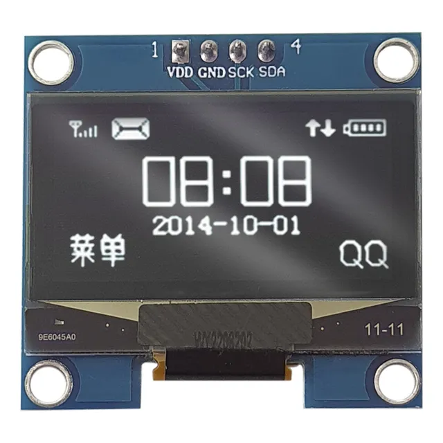 Display Oled Branco 128x64 Pixel 1.3 Polegas 4 Pinos I2c