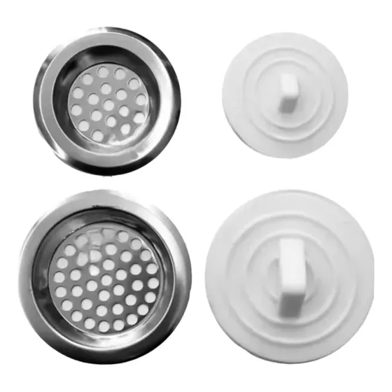 Set Filtros Y Tapones Lavaplatos Fregadero Atrapa Basura