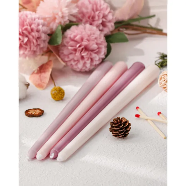 Velas Cónicas Para Candelabros, Pack De 2
