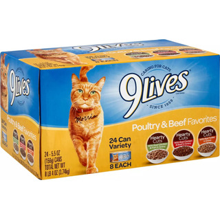 9lives 24 Latas Variadas De Comida P/gatos Poultry & Beef . 9lives 24 Latas Variadas De Comida P/gatos Poultry & Beef .