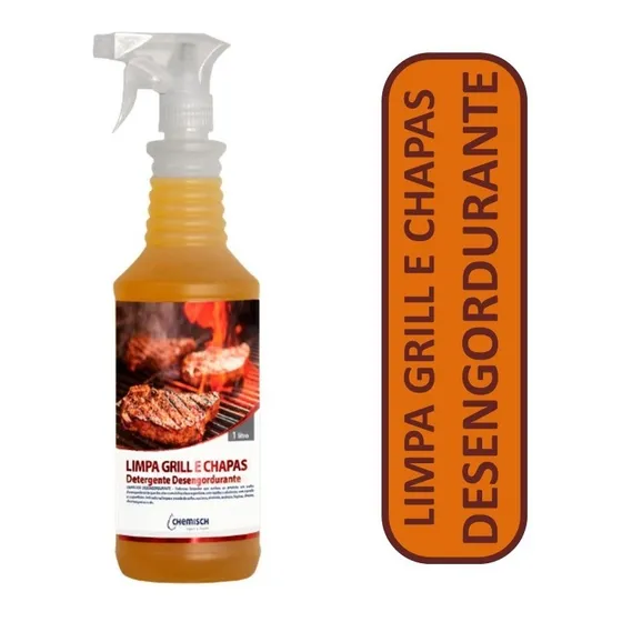 Limpa Grelhas Fogão Coifas Churrasqueiras Chapas 1l