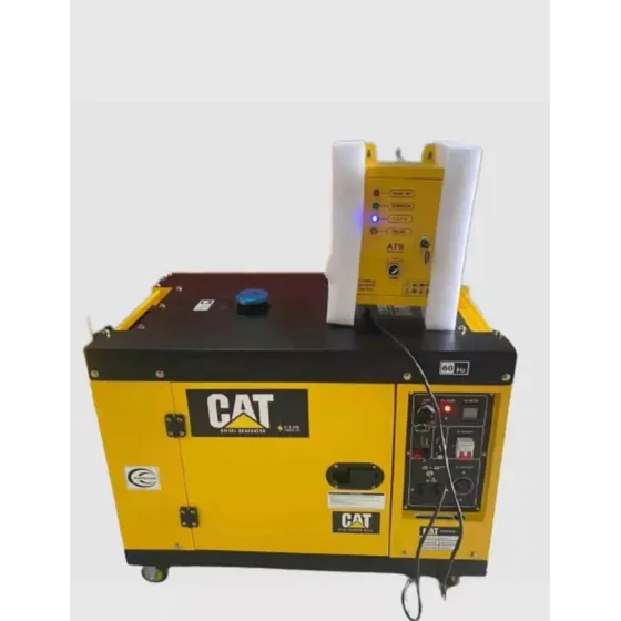 Generador-planta Electrica Cat 12,5kva 110-220v. + Transfer.