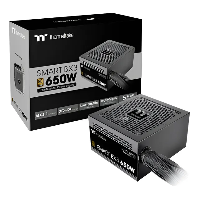 FUENTE DE ALIMENTACIÓN PARA PC THERMALTAKE SMART BX3 BRONZE 650W 650W NEGRA