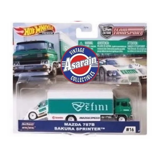 Mazda 787b Sakura Sprinter Team Transport G Hot Wheels 1/64