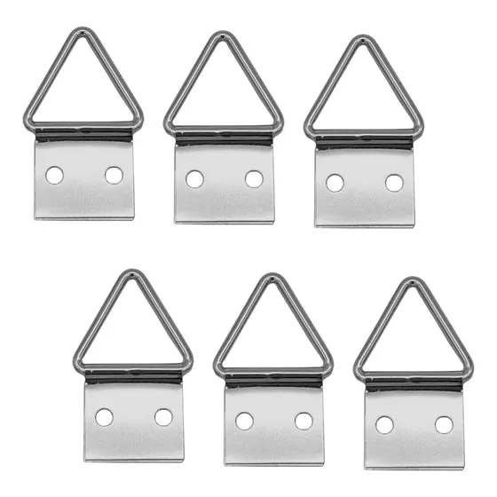 Soporte Triangulo Cuadro 10 Blister X 12 Ganchos Microcentro