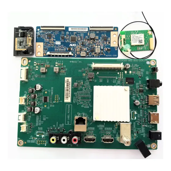 Placa Principal Tv Aoc 43s5195/+t-com /wi-fi /teclado /lvds 