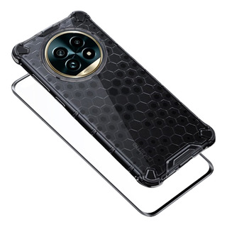 Funda Para Realme 13 Pro Plus 5 G Colmena De Anillo+mica Funda Para Realme 13 Pro Plus 5 G Colmena De Anillo+mica