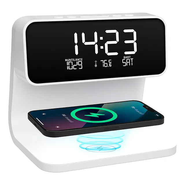 Reloj De Mesa Inteligente Decorativo Con Luz Led Moderno