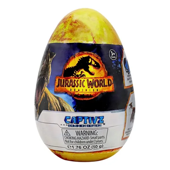Dinosaurio Captivz Jurassic World Huevo Sorpresa Con Slime
