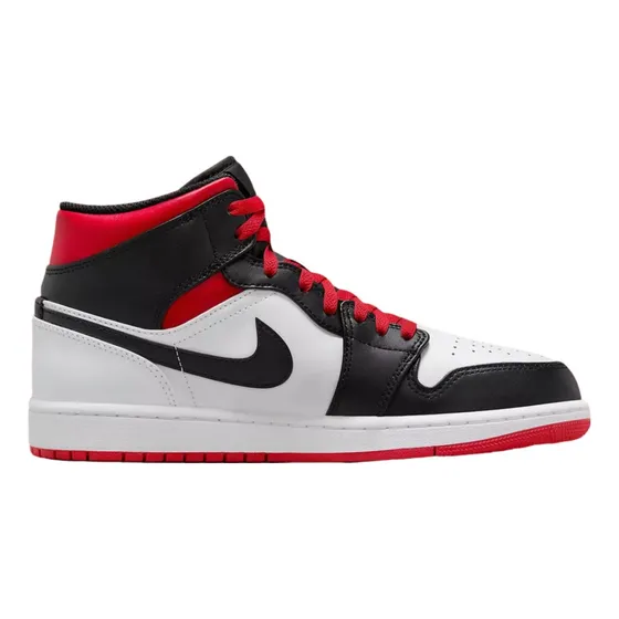 Championes De Basket Nike Air Jordan 1 Mid  ( Red/white)