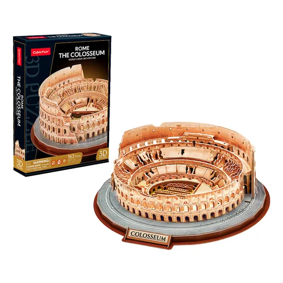 Rompecabezas 3d Coliseo Romano A Escala Cubicfun 163 Piezas