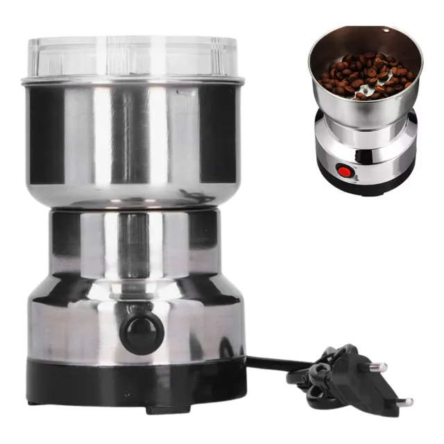 Moedor  Triturador De Café Grãos Sementes Elétrico 110v Inox